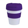 Flip Lid Plastic Karma Cups Purple